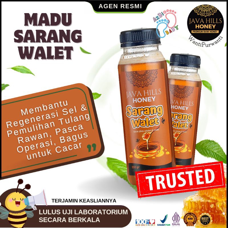 

javahills MADU SARANG WALET 100% asli MENCEGAH KERUTAN, ANTI AGING DAN FLEK HITAM bisa untuk masker wajah isi 320gram cod bayar ditempat BY JAVAHILLS HONEY