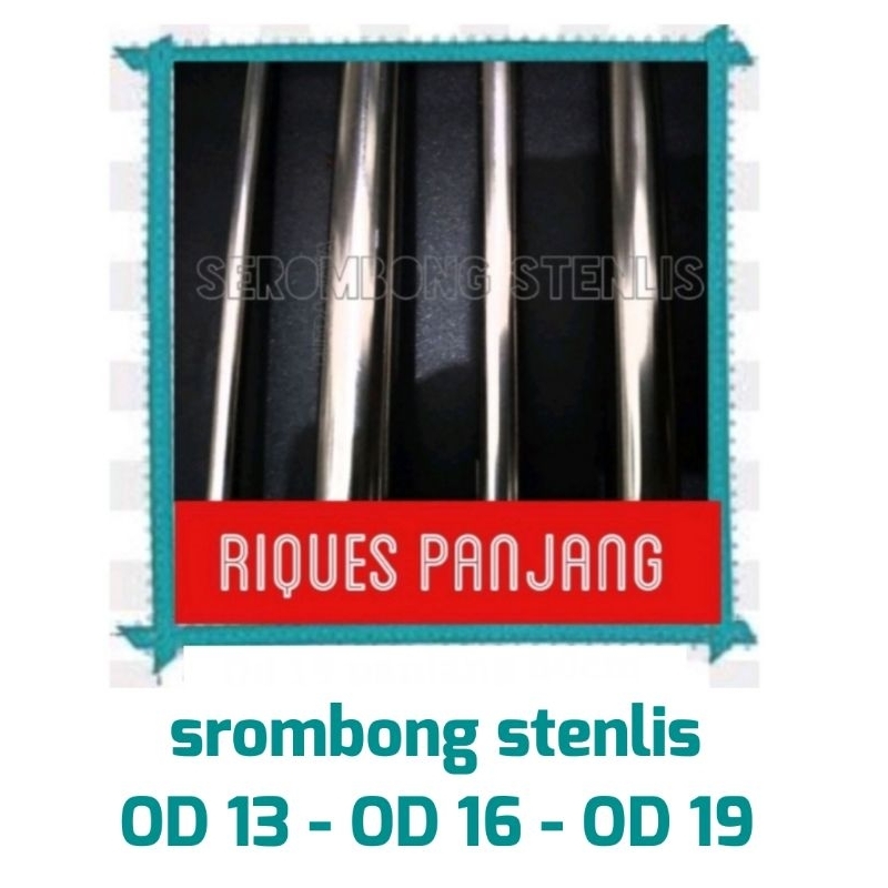 pipa stainless od 13/ od 16/ od 19
