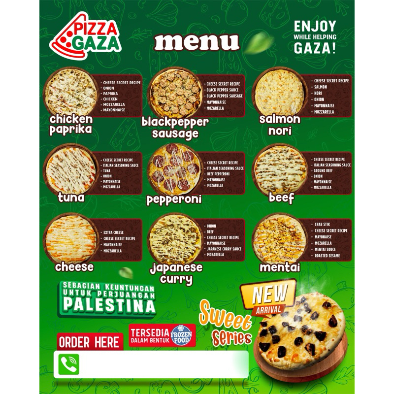 

Pizza Gaza served by RQA Banteng