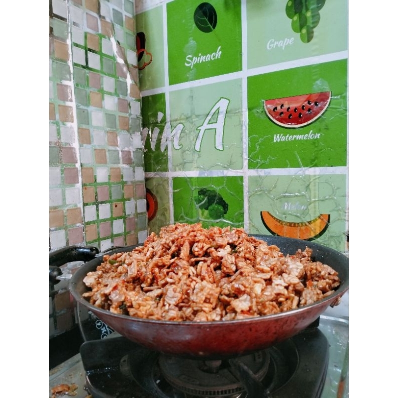 Tempe kering manis pedas