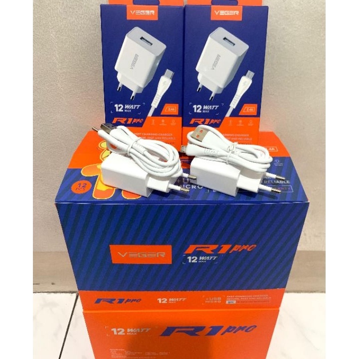 VEGER R1pro  VR1pro Charger kabel MicroTypec PerpcsEceran 24A 12Watt