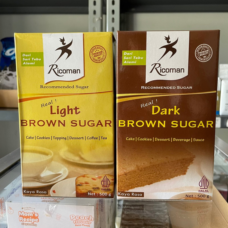 

Ricoman Dark Brown Sugar 500gr / Ricoman Light Brown Sugar 500gr