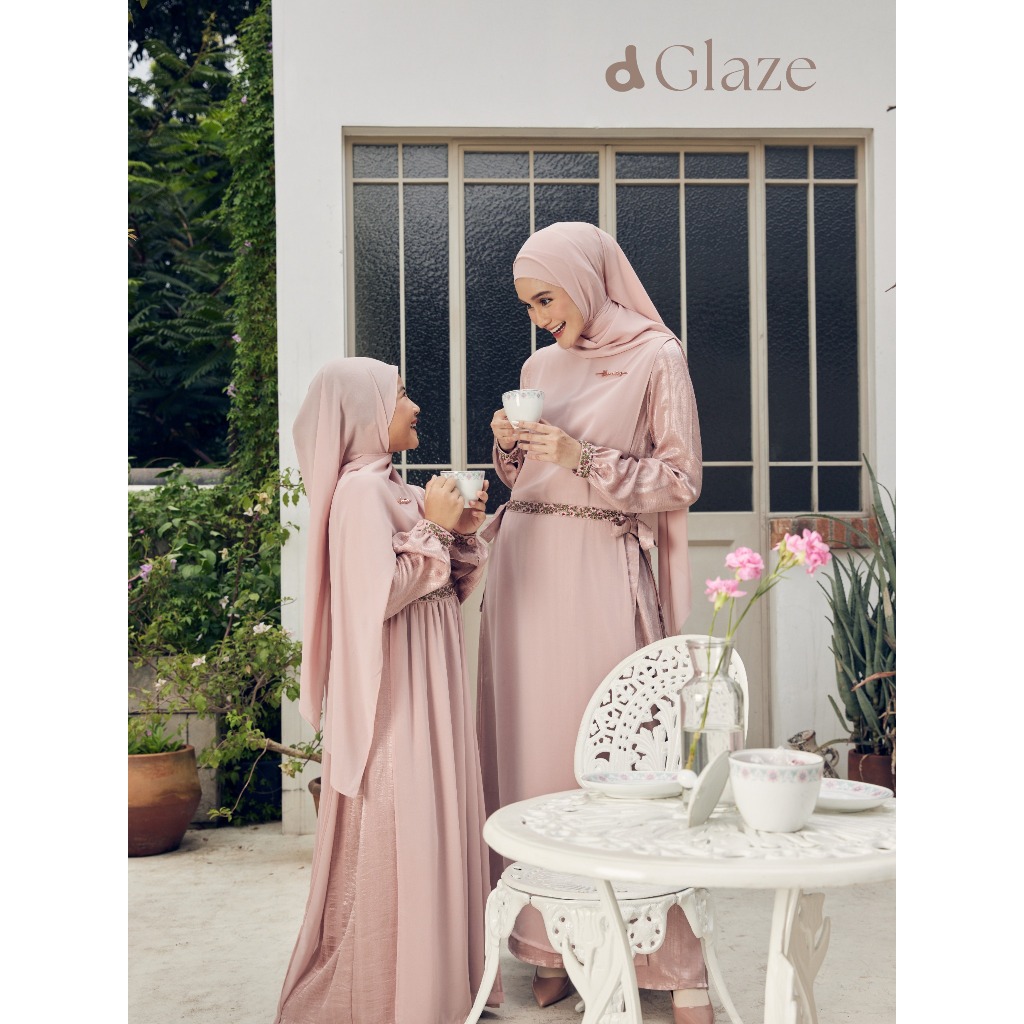ABAYA GAMIS DRESS JUBAH D'GLAZE TERBARU NEW RUMAH DANNIS COLLECTION