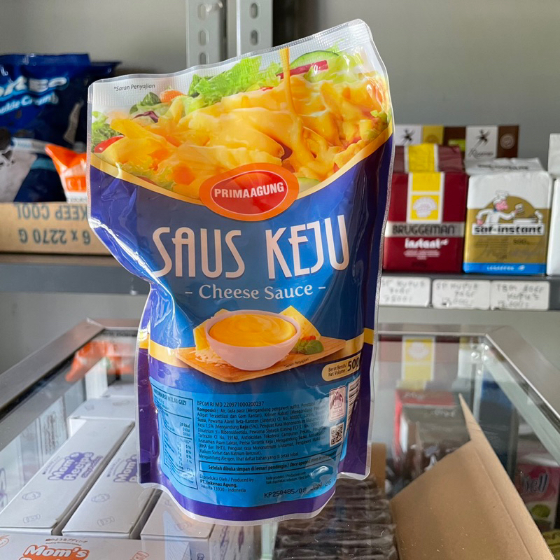 

Prima Saus Keju 500gr / Cheese Sauce / Toping Keju