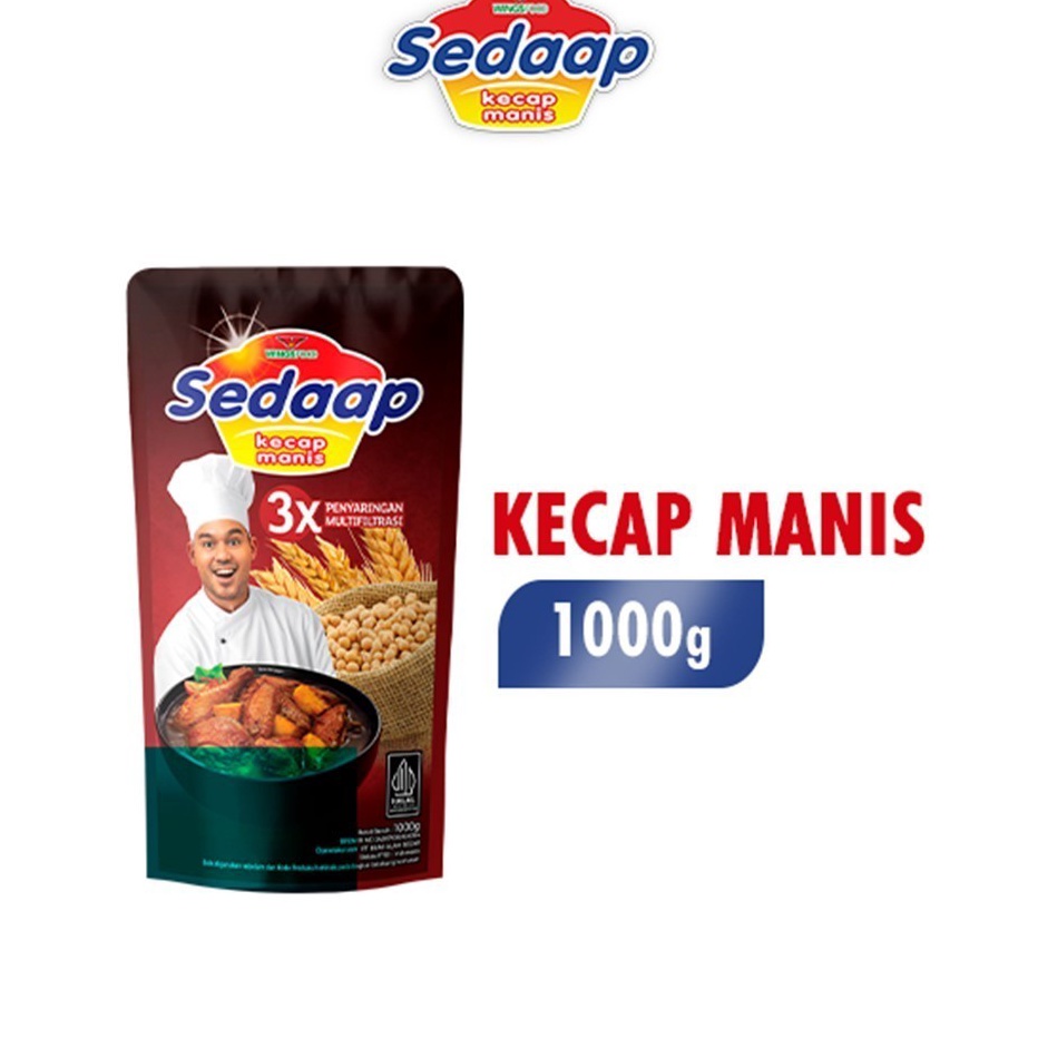 

BISA COD Sedaap Kecap Manis Pouch 1 g72 ml