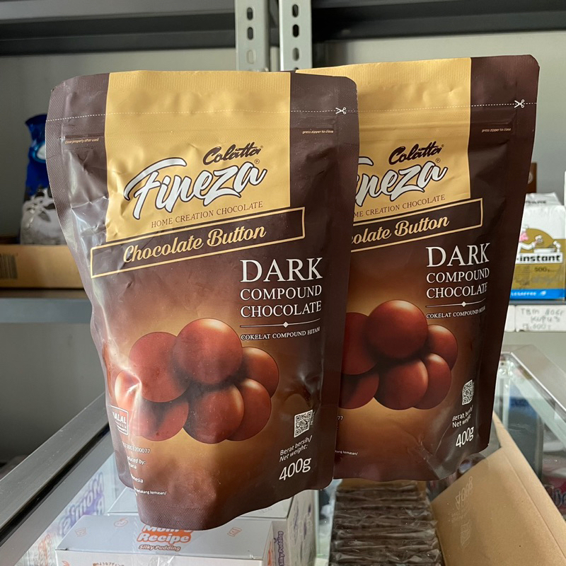 

Colatta Fineza Chocolate Button 400gr / Coklat Koin Colatta