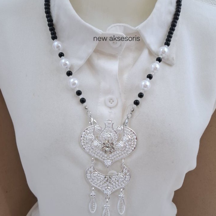 Terbaik Kalung Bros Kebaya Kutubaru Aksesoris Fashion Hijab
