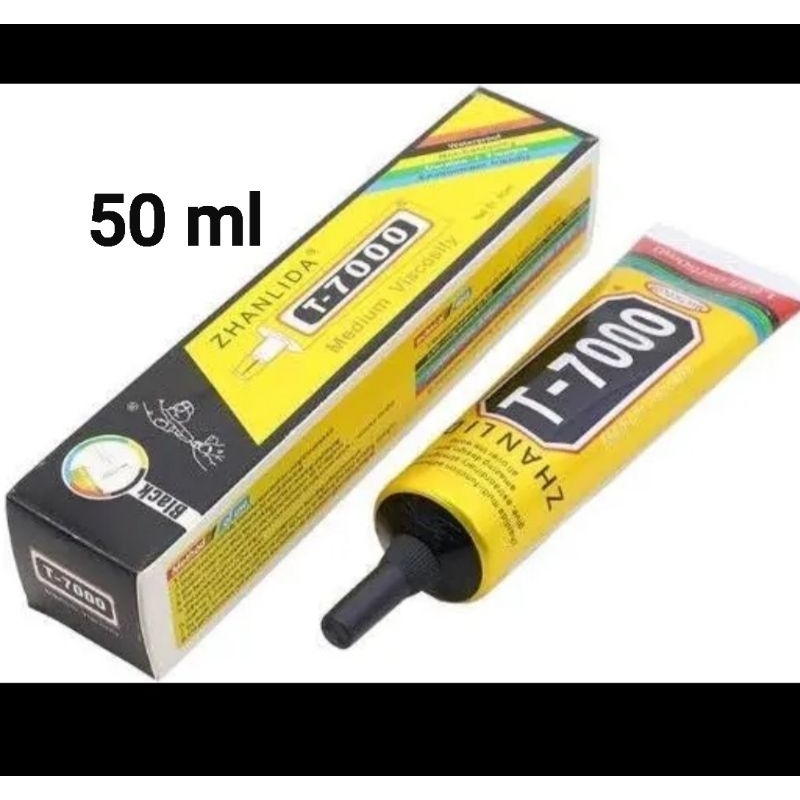 

T7000 lem LCD lem touchscreen 50 ml zhan li da warna hitam