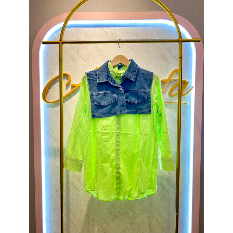 Blouse Set vest jeans