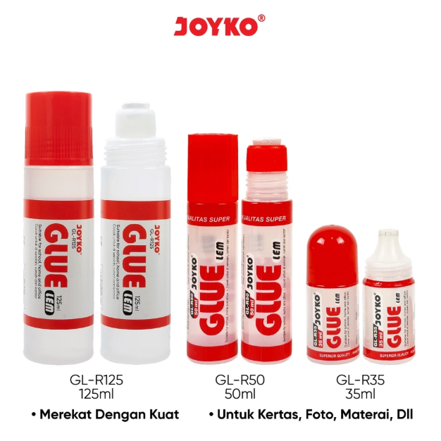

Liquid Glue Lem Kertas Cair Joyko GL-R35 / GL-R50