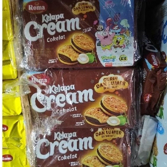 

Roma kelapa cream coklat gurih & lumer