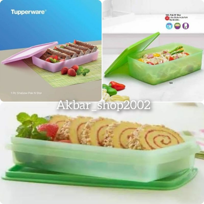 deli keeper/shallow pak n stor tupperware termurah