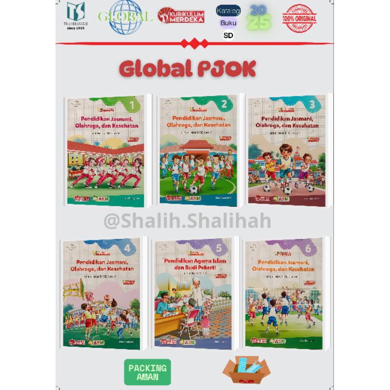 Global PJOK Kelas 1 2 3 4 5 6 SD Tiga Serangkai Kurmer Kurikulum Merdeka Pendidikan Jasmani
