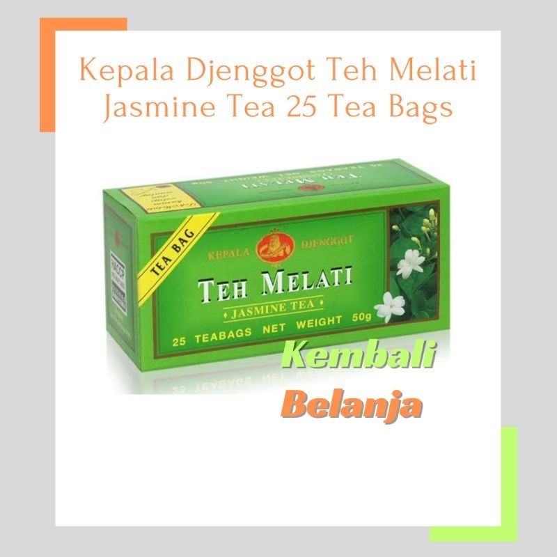 

Kepala Djenggot Teh Melati Tea 25 Tea Bag 50 Gram/Teh Kepala Jenggot Jasmine Tea/ Teh Jenggot/ Teh Melati Kepala Jenggot