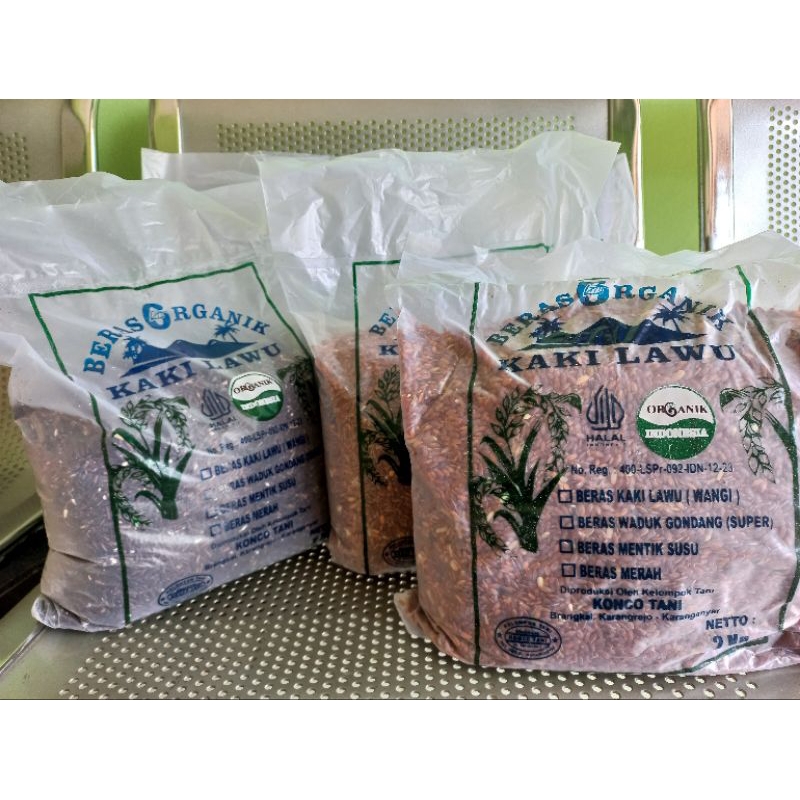 

Beras merah organik kemasan bag 2kg