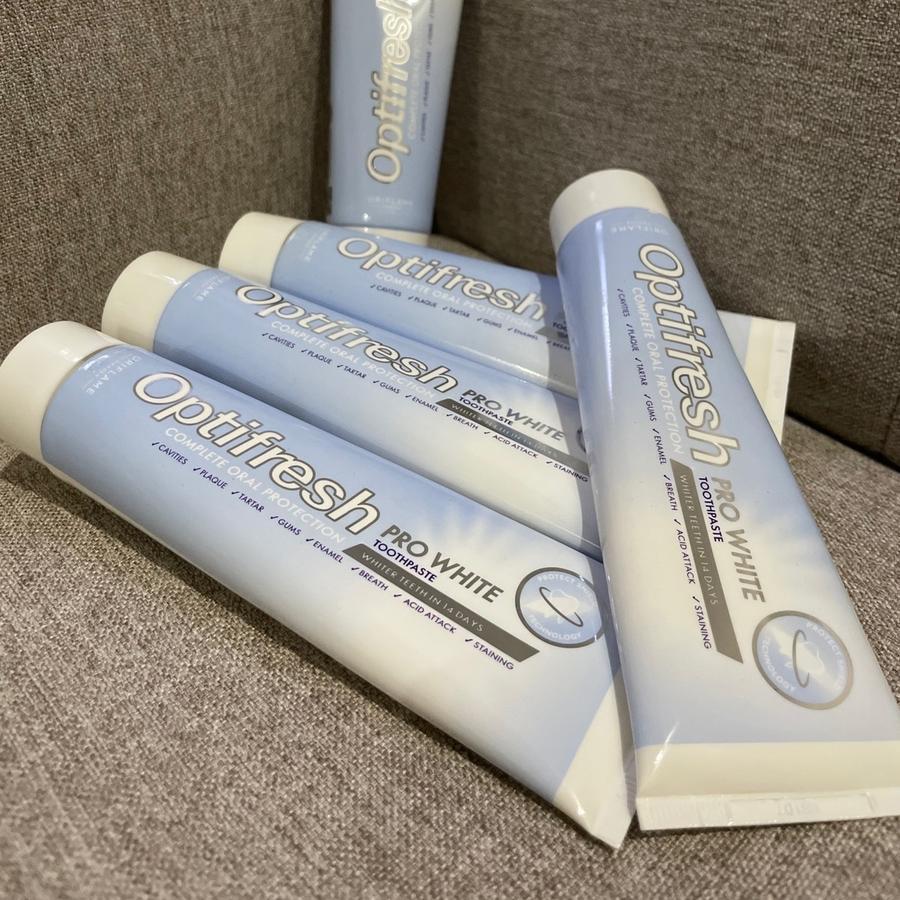 ORIFLAME PASTA GIGI OPTIFRESH PRO WHITE Mulut - -, -