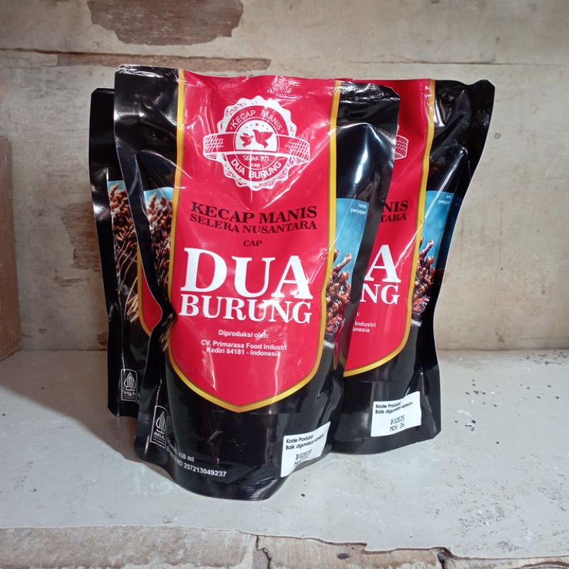 

KECAP MANIS DUA BURUNG ISI 475ML | PRODUKSI DARI PABRIK KRCAP SAWI