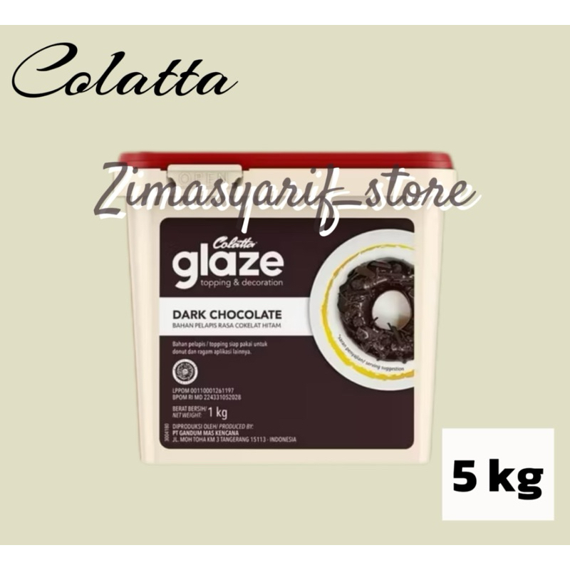 

Colatta Dark Chocolate Glaze 5kg