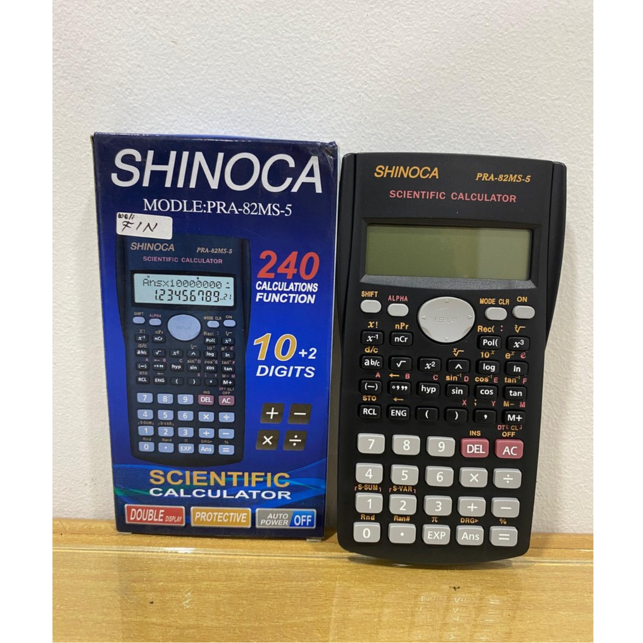 

Kalkulator Scientific PRA 82 MS 5 Shinoca CAL 12 Digit Kalkulator Ilmiah 240 Fungsi