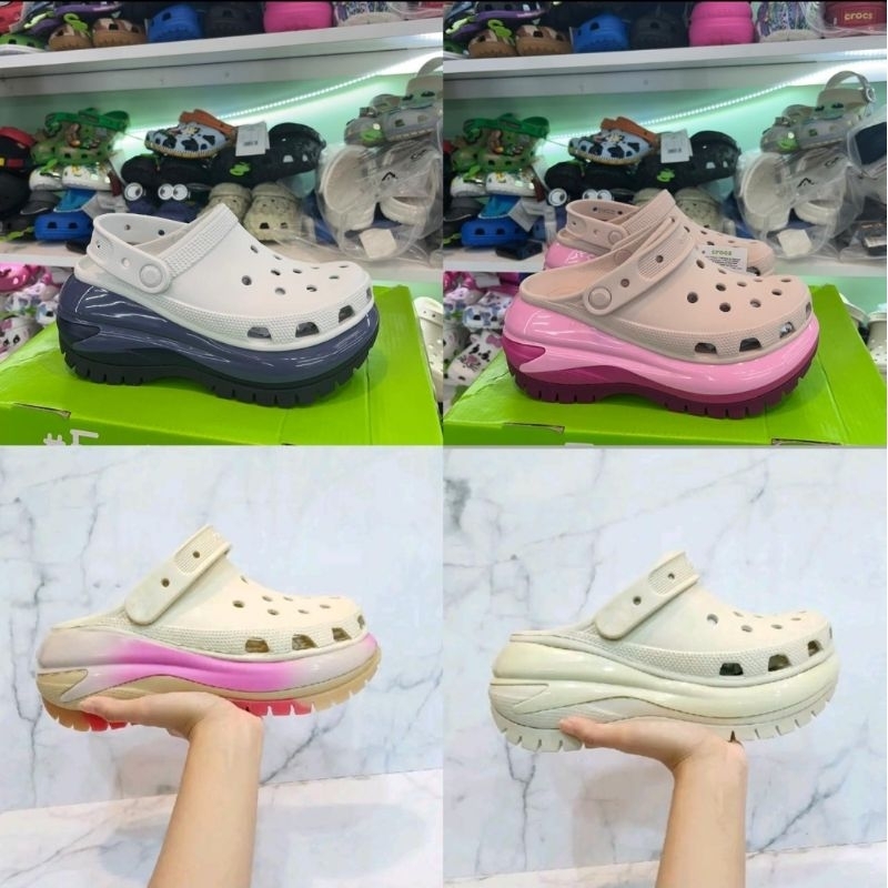 Crocs Mega Crush Clog / Sandal Crocs Wanita Crocs mega Crush Clog