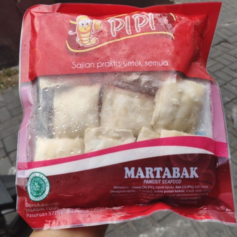 

PIPI PANGSIT SEAFOOD MARTABAK 250GR