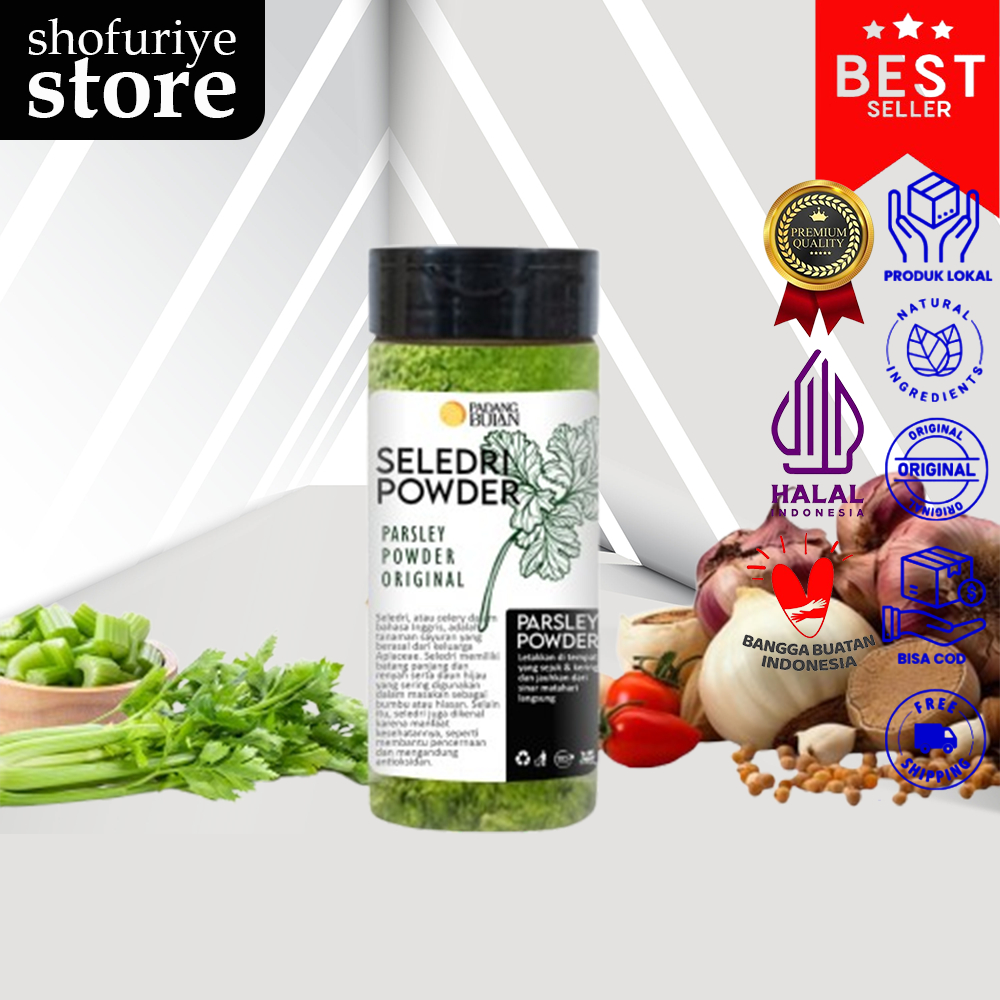 

Seledri Bubuk 50gr Bumbu Rempah Organik Halal Premium - PADANGBULAN