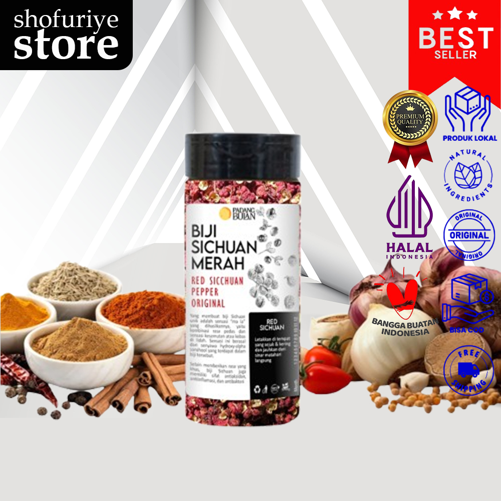

Lada Sichuan 40gr Bumbu Rempah Organik Halal Premium - PADANGBULAN