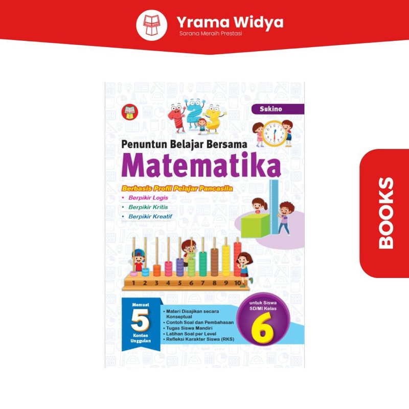 Buku Penuntun Belajar Bersama Matematika Untuk Sd/Mi Kelas 6 - Sukino