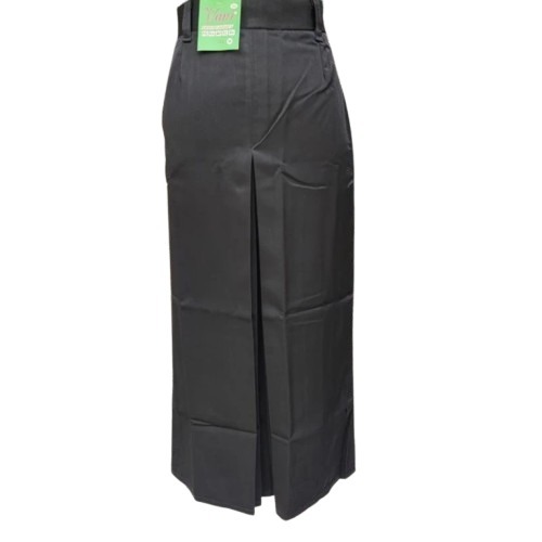ROK PANJANG HITAM SPAN BELAH 1 MODEL PANJANG BAHAN KATUN HALUS DRILL HARGA PROMO TERLARIS