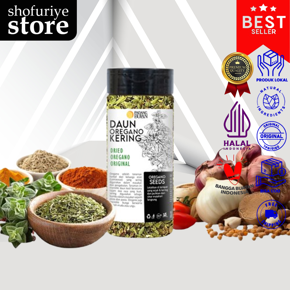 

Oregano 50gr Bumbu Rempah Organik Halal Premium - PADANGBULAN
