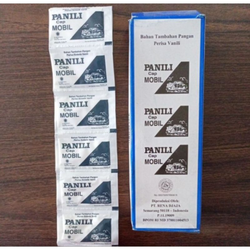 

Panili/Vanili Cap Mobil Sachet