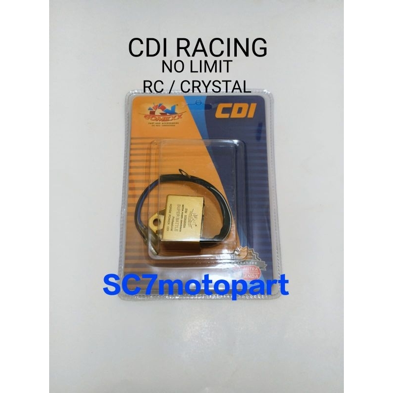 CDI RACING NO LIMIT GOMEX RC100 RC110 CRYSTAL BROVO TORNADO TS 125