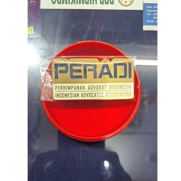 PIN/BROS PERADI(perhimpunan Advokat Indonesia) sepuh emas premium