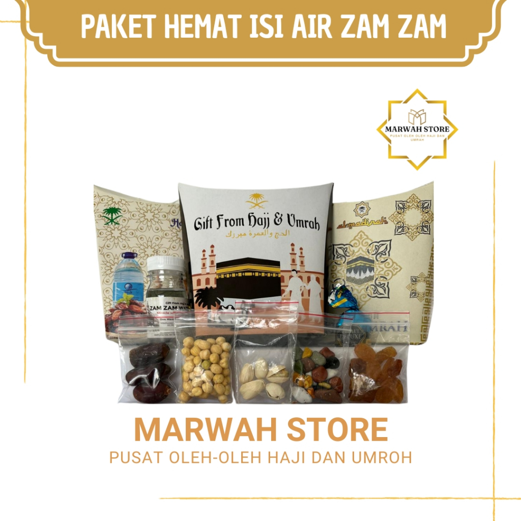 

Oleh-oleh Haji dan Umroh Paket Hemat Lengkap Air Zamzam