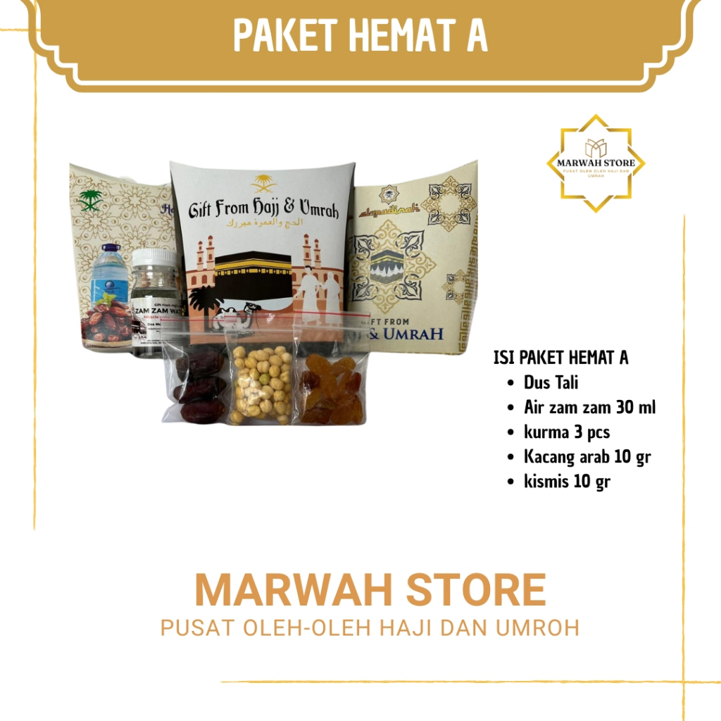 

Oleh-oleh Haji dan Umroh Paket Hemat A Lengkap Air Zamzam