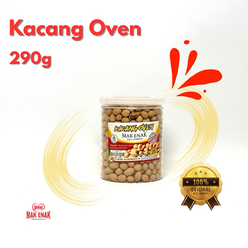 

KACANG OVEN 290 GRAM - MAK ENAK ASLI JEMBER OFFICIAL STORE