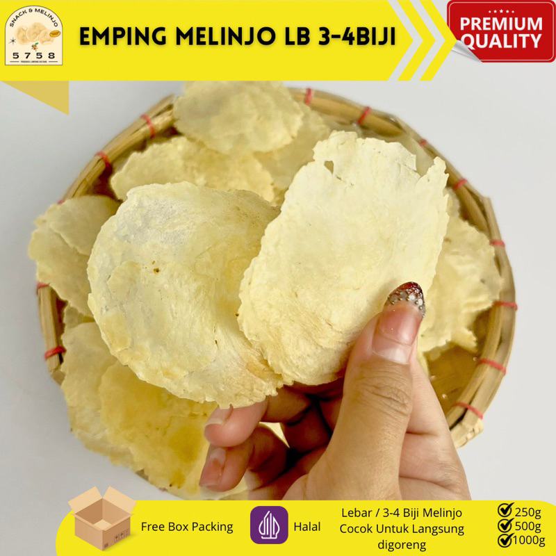 

Nycyta Home Emping Melinjo Siap Goreng - Lebar 3-4Biji