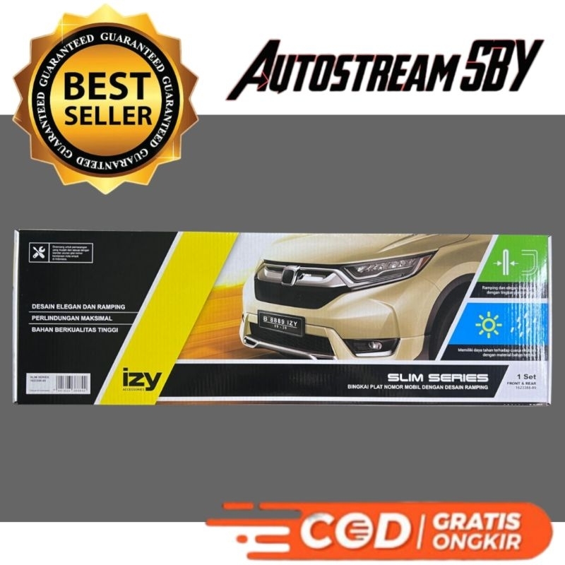 Tempat Plat Nomor Izy Mika Premium [Tanpa LED] | Dudukan Plat Nomor, Tempat Plat Nomor Mika, Plat No