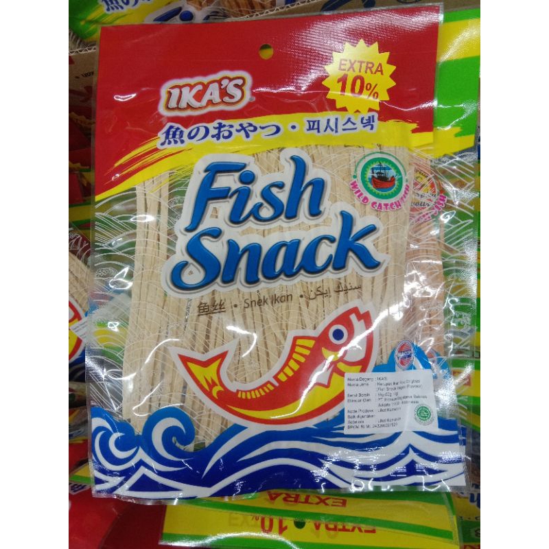 

Ika's snack ikan 55g original dan spicy & bbq