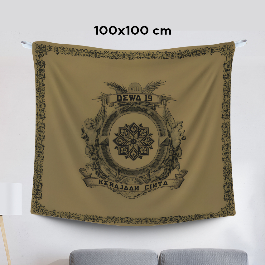 POSTER KAIN TAPESTRY BENDERA DEWA19 DEWA KERAJAAN CINTA BALADEWA JUMBO
