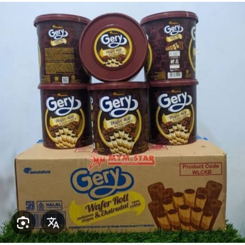 

GERY WAFER ROLL & EXTRUDAT 380g (1dus) isi 6