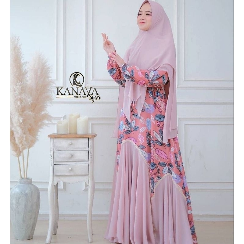 Laqisya set syar'i All size | ELDEENA SYAR'I Old Kanaya