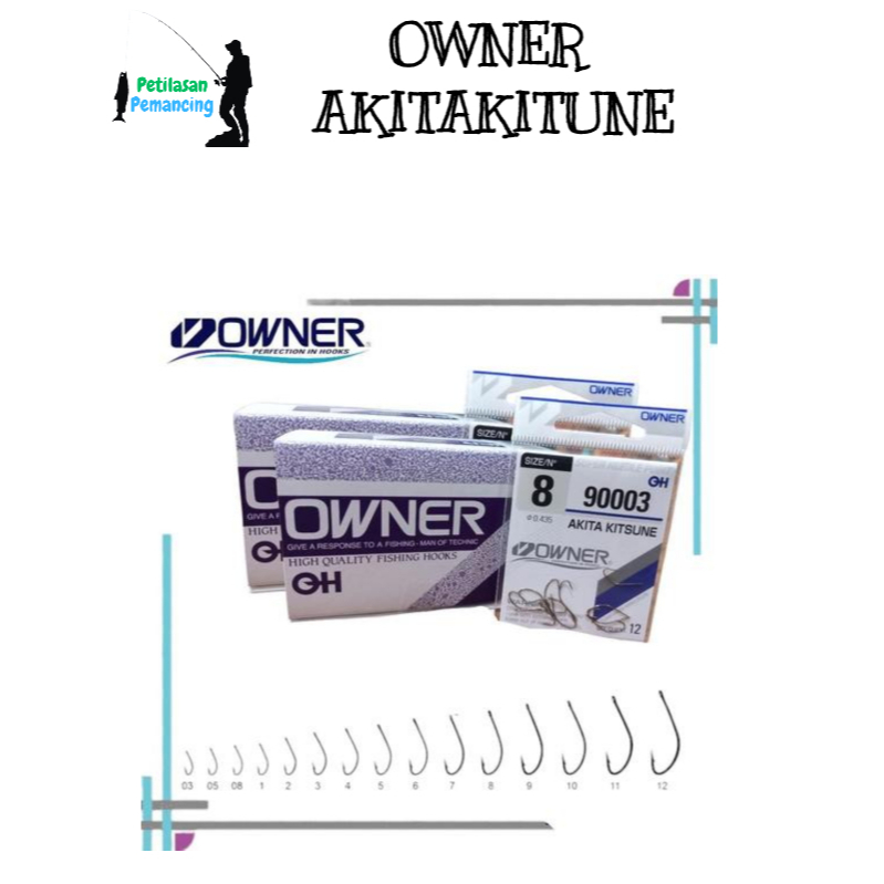 OWNER AKITAKITUNE Mata Kail Pancing Original - Super Tajam & Kuat