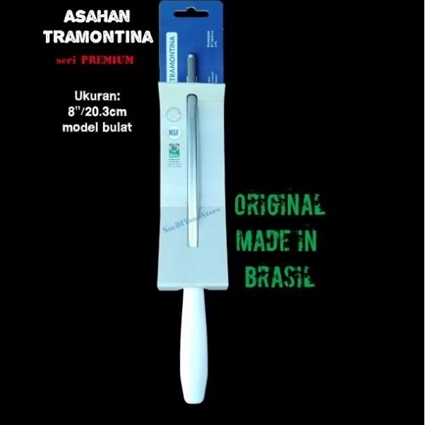 Asahan Tramontina Premium 8inch Sharpening Steel Original