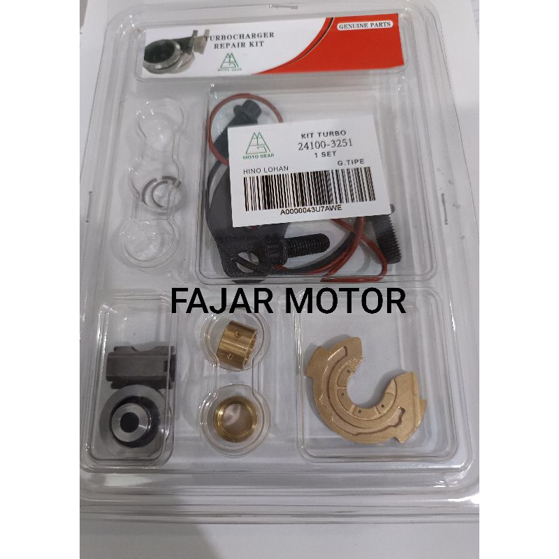 REPAIR KIT TURBO HINO 500 260TI KIT TURBO HINO LOHAN 500 FM 260TI JO8C