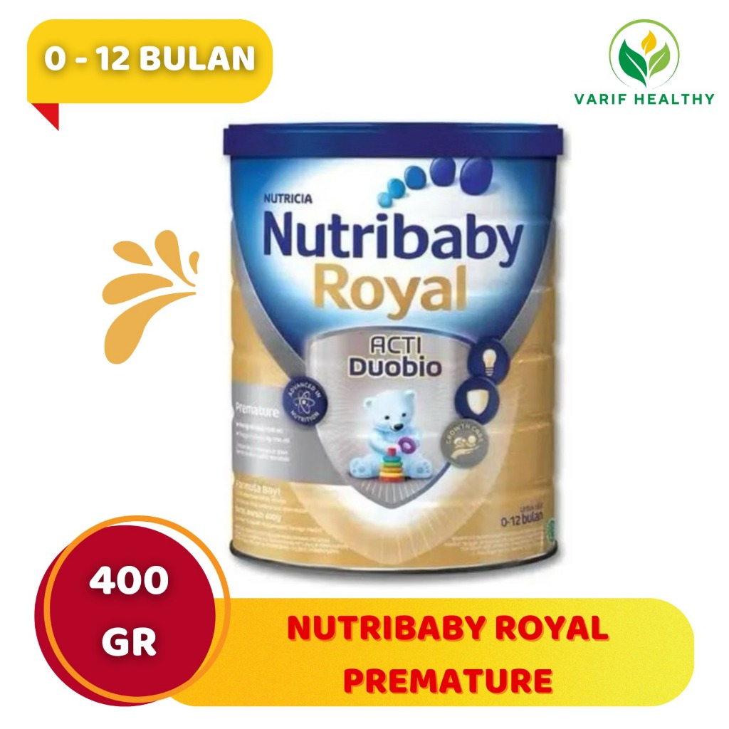 

NUTRIBABY ROYAL PREMATURE 400 gr | Untuk usia 0-12 bulan