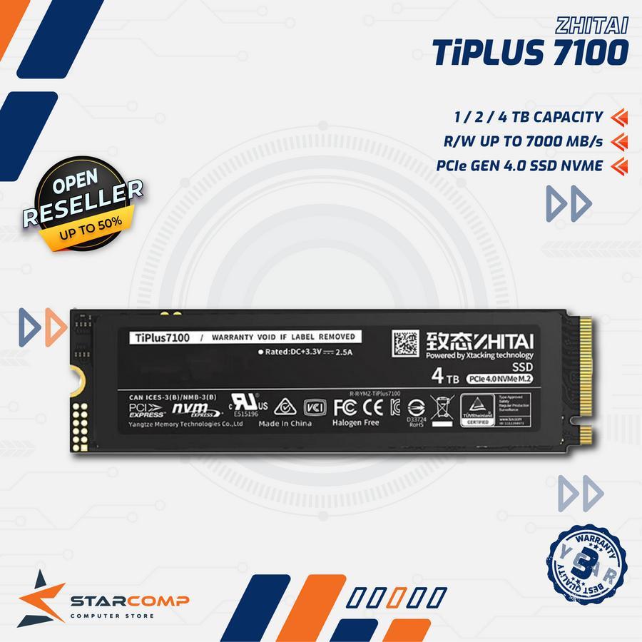 ZHITAI TiPLUS7100 SSD NVME 2280 GEN4 1TB