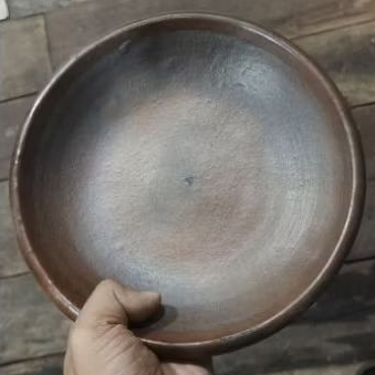 Cobek Gerabah Tanah Liat Asli - Alat Masak Tradisional dan Alami