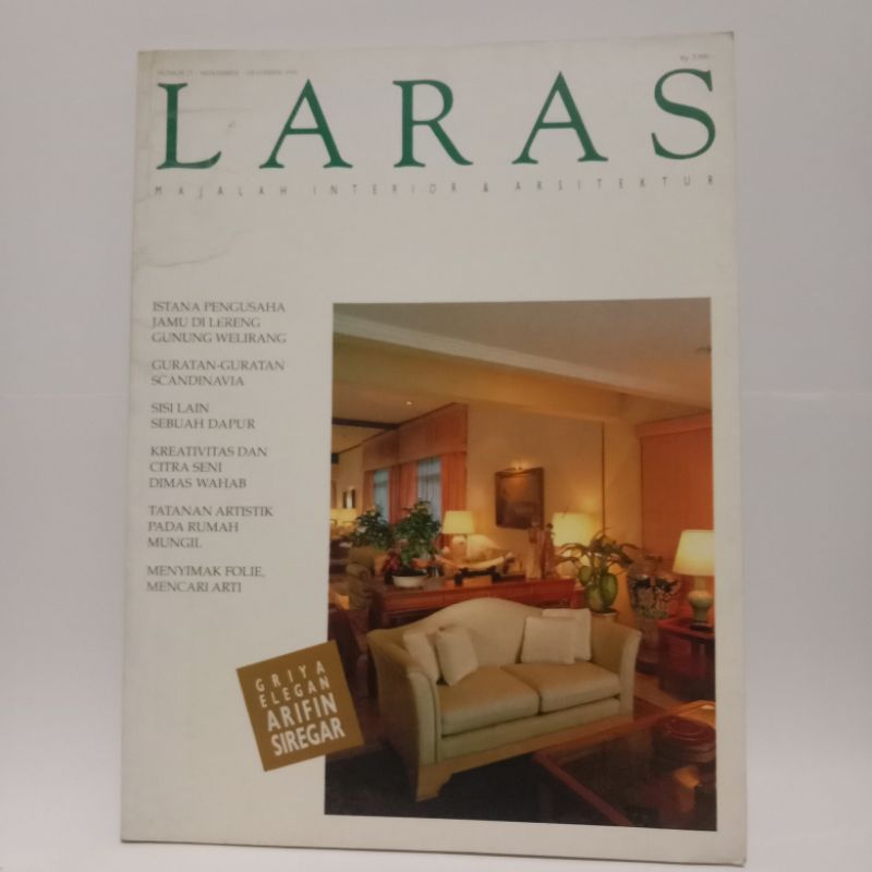 MAJALAH LARAS INTERIOR & ARSITEKTUR