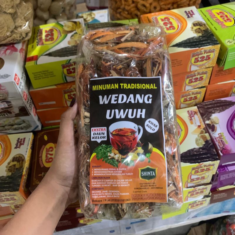 

Wedang Uwuh ekstra daun kelor isi 10